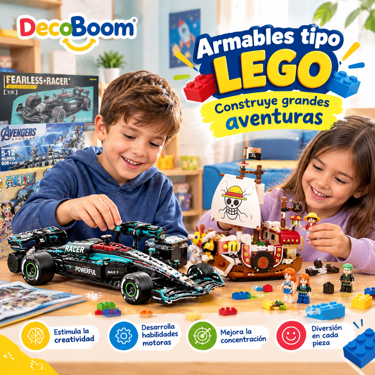ARMABLES TIPO LEGO