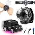 Mini Carro a Control Remoto de Pulsera en Cápsula de Reloj