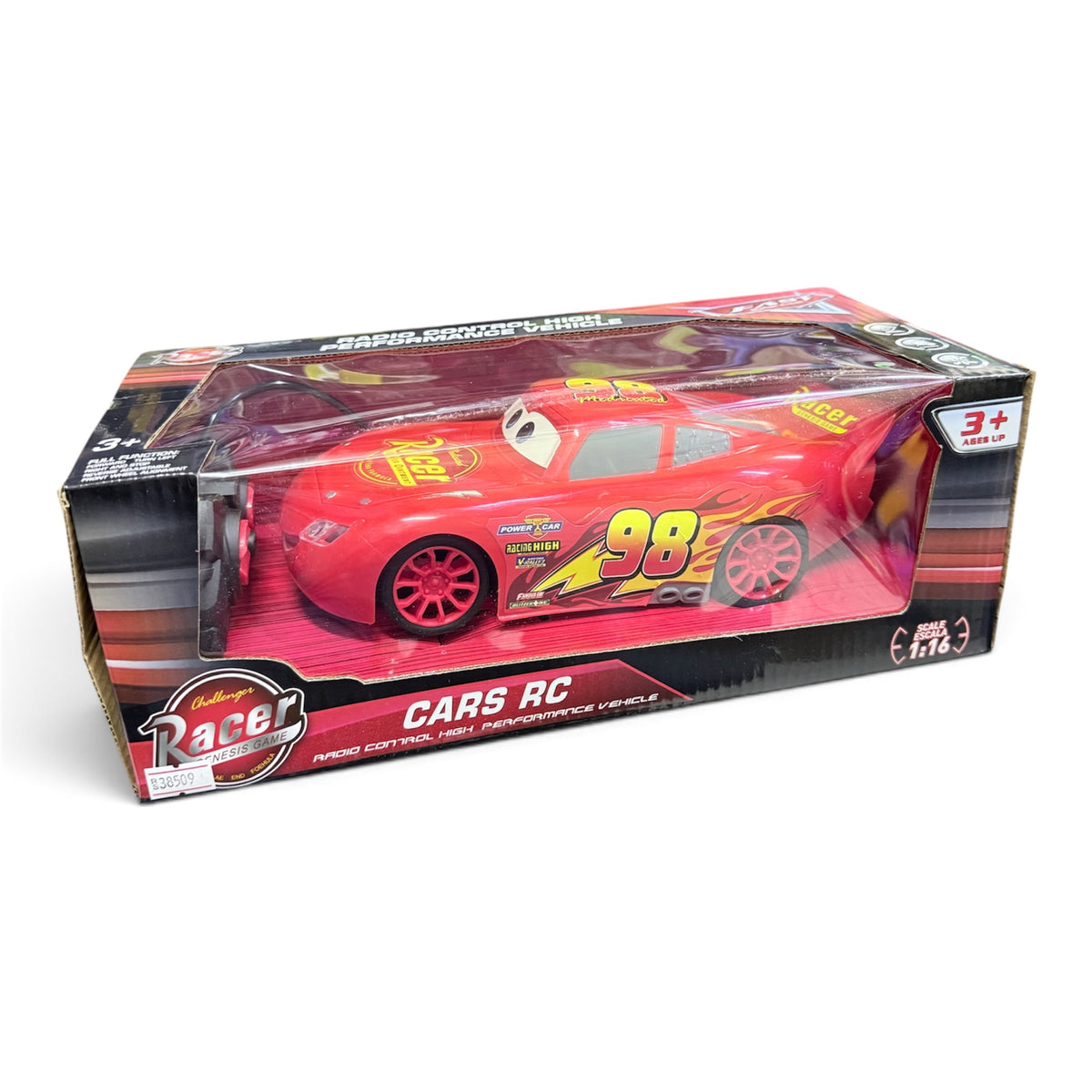 Carro a Control Remoto Cars Rayo McQueen Escala 1:16
