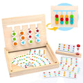 Juego Didáctico de Lógica en Madera 2 en 1