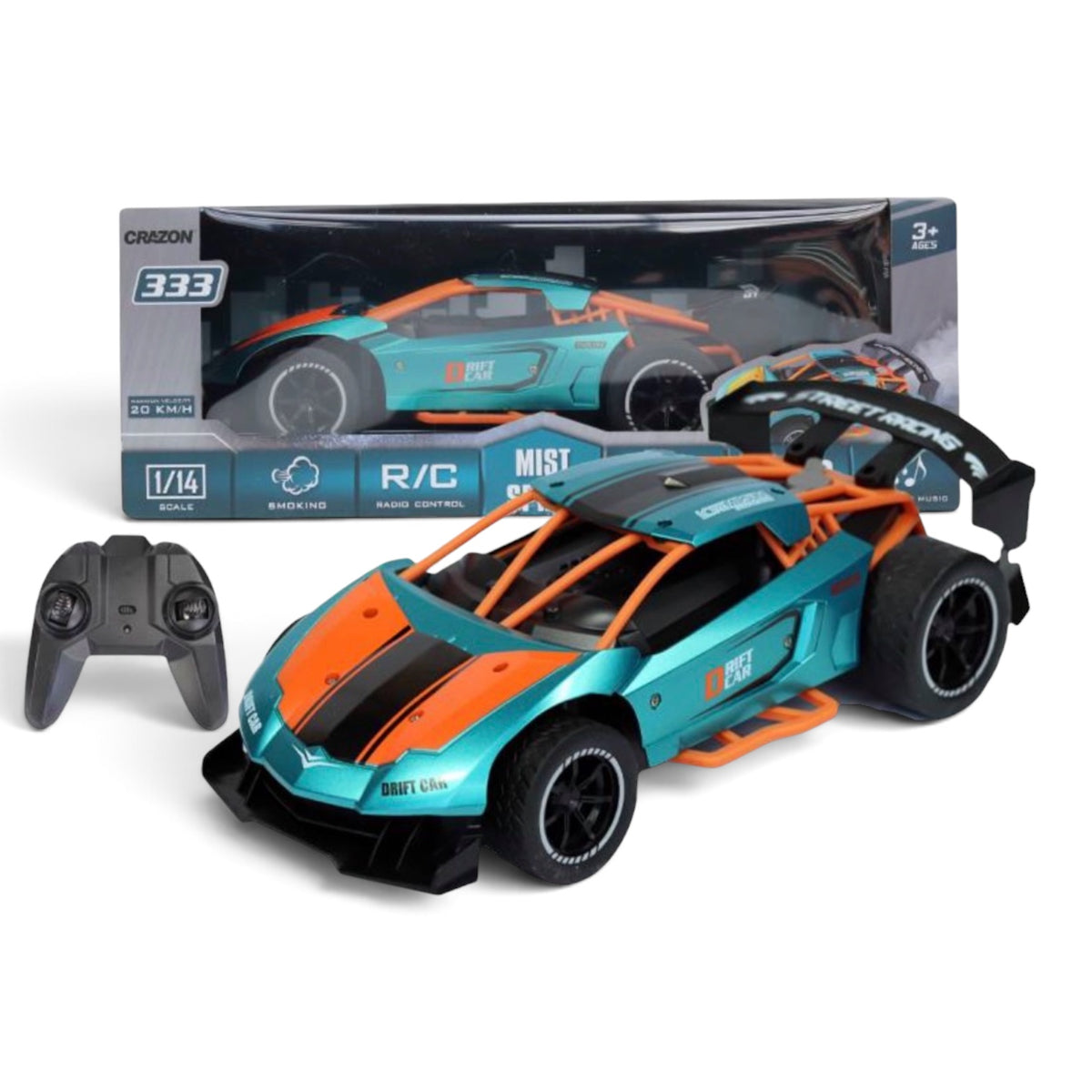 Auto Deportivo a Control Remoto Metal Series