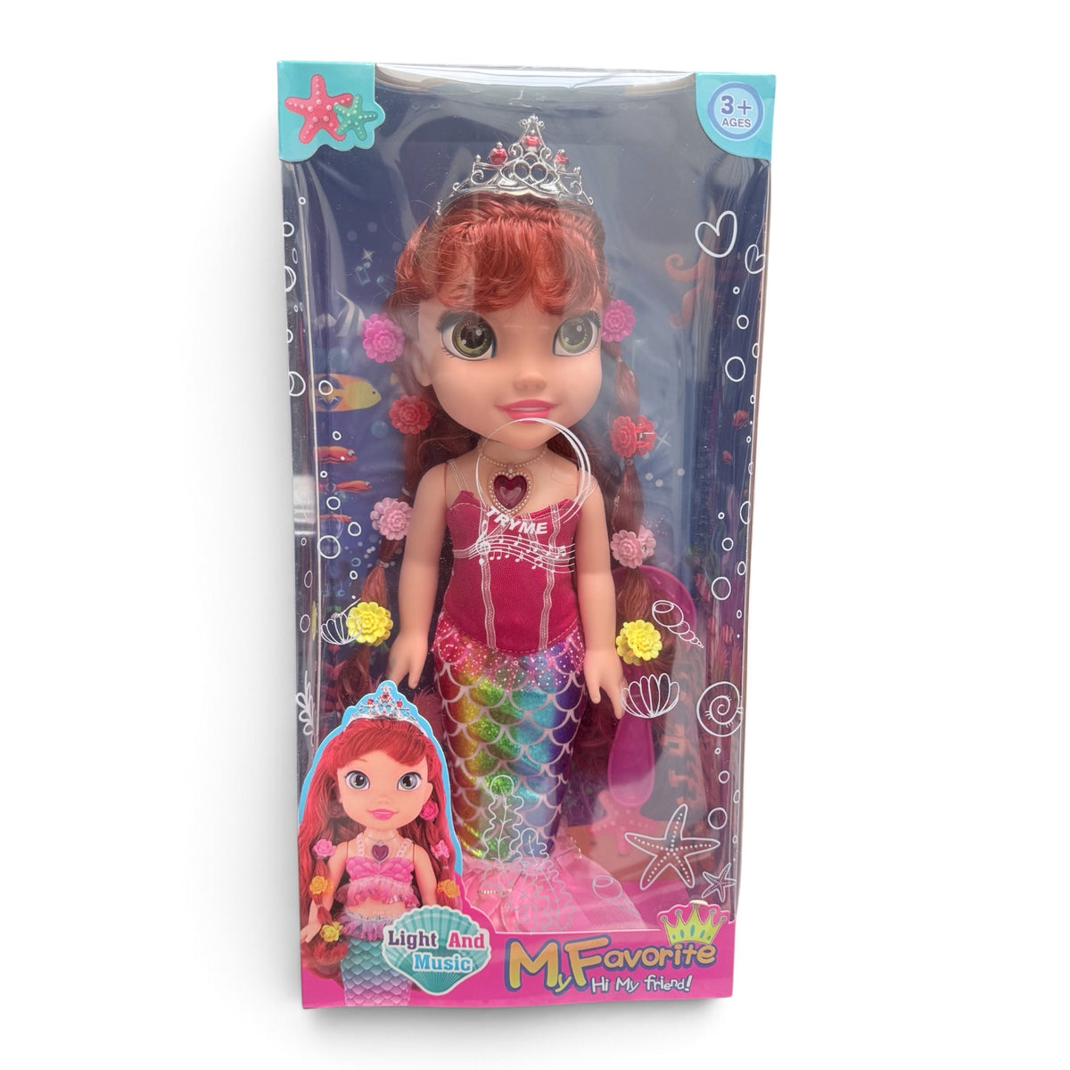 Muñeca Sirena Ariel Musical